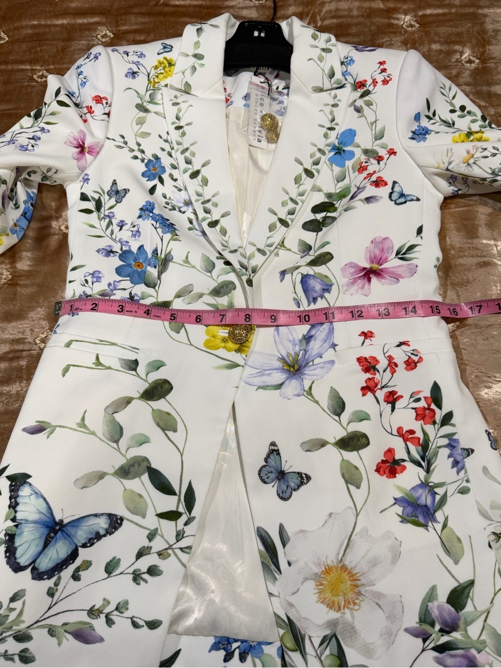 Alice + Olivia Breann Long Fitted Blazer - Picture 10 of 12
